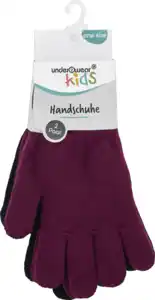 under2wear kids 2er Pack Strick Handschuhe onesize beere/schwarz