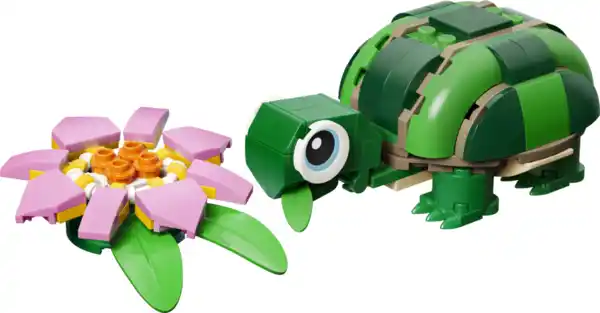 Bild 3 von LEGO 31377 Schildkröte mit Seerose