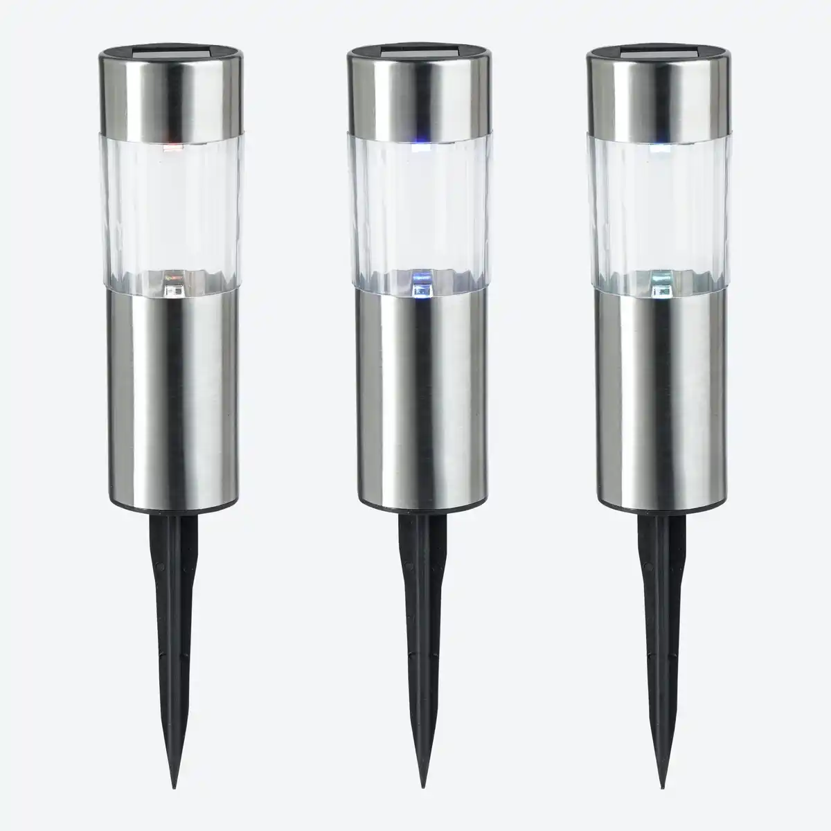Bild 3 von Solarstecker aus Edelstahl, 3er-Pack, Ø ca. 4,5 cm
