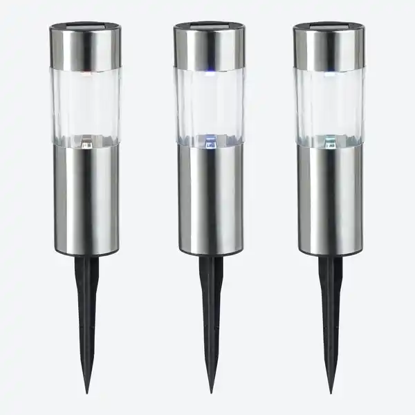 Bild 3 von Solarstecker aus Edelstahl, 3er-Pack, Ø ca. 4,5 cm