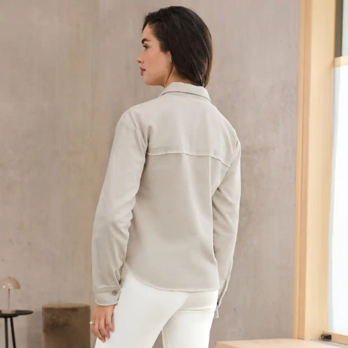 Bild 4 von Damen-Jacke mit Broderie-Anglaise-Einsatz