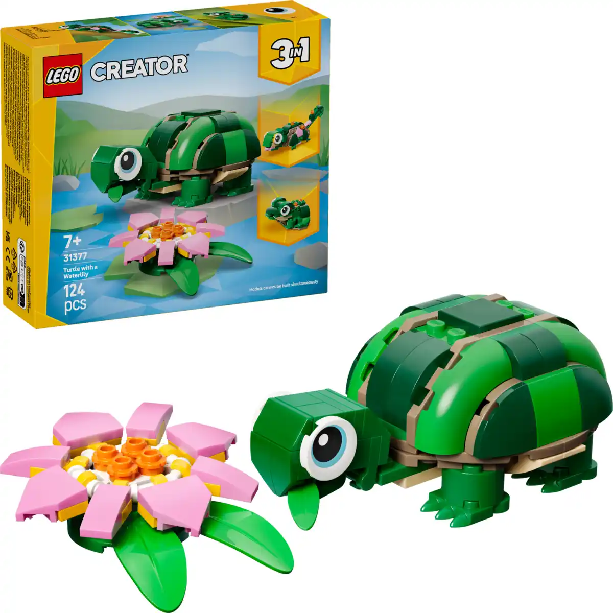 Bild 2 von LEGO 31377 Schildkröte mit Seerose