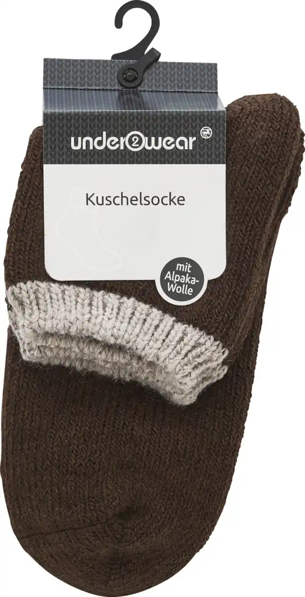Bild 1 von under2wear Kuschelsocke Alpaka braun Gr. 39/42