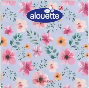 alouette Serviette Blüten