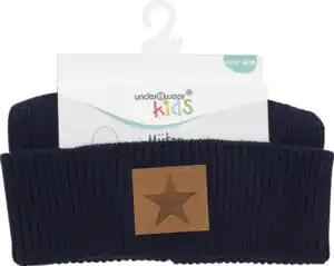 under2wear kids Strick-Mütze Dunkelblau Junge