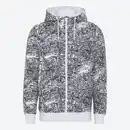 Bild 3 von Herren-Hoodie-Jacke mit Tunnelzug