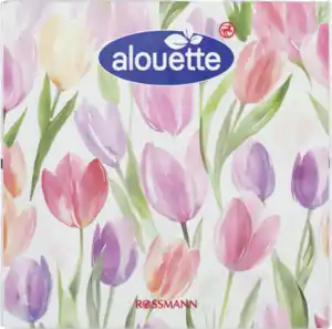alouette Serviette Tulpen