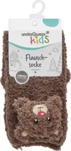 under2wear kids Flauschsocke Bär Gr. 27/30