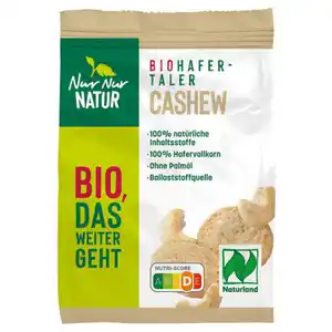 NUR NUR NATUR Bio-Hafertaler 150 g, Cashew