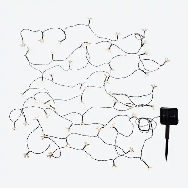 Bild 2 von Solar-Lichterkette "Blumen", ca. 8,35 m