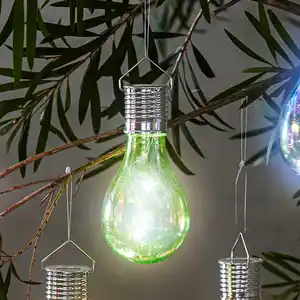 Solar-Glühbirne mit Holo-Effekt, Ø ca. 7,5 cm