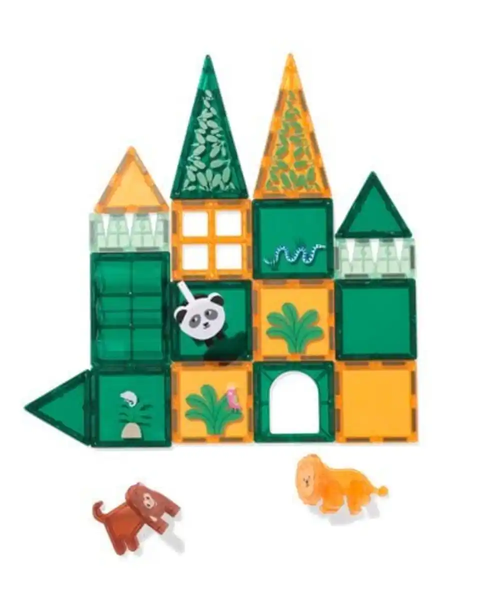 Bild 2 von Magnetische Baufliesen, Dschungel, 20-teilig