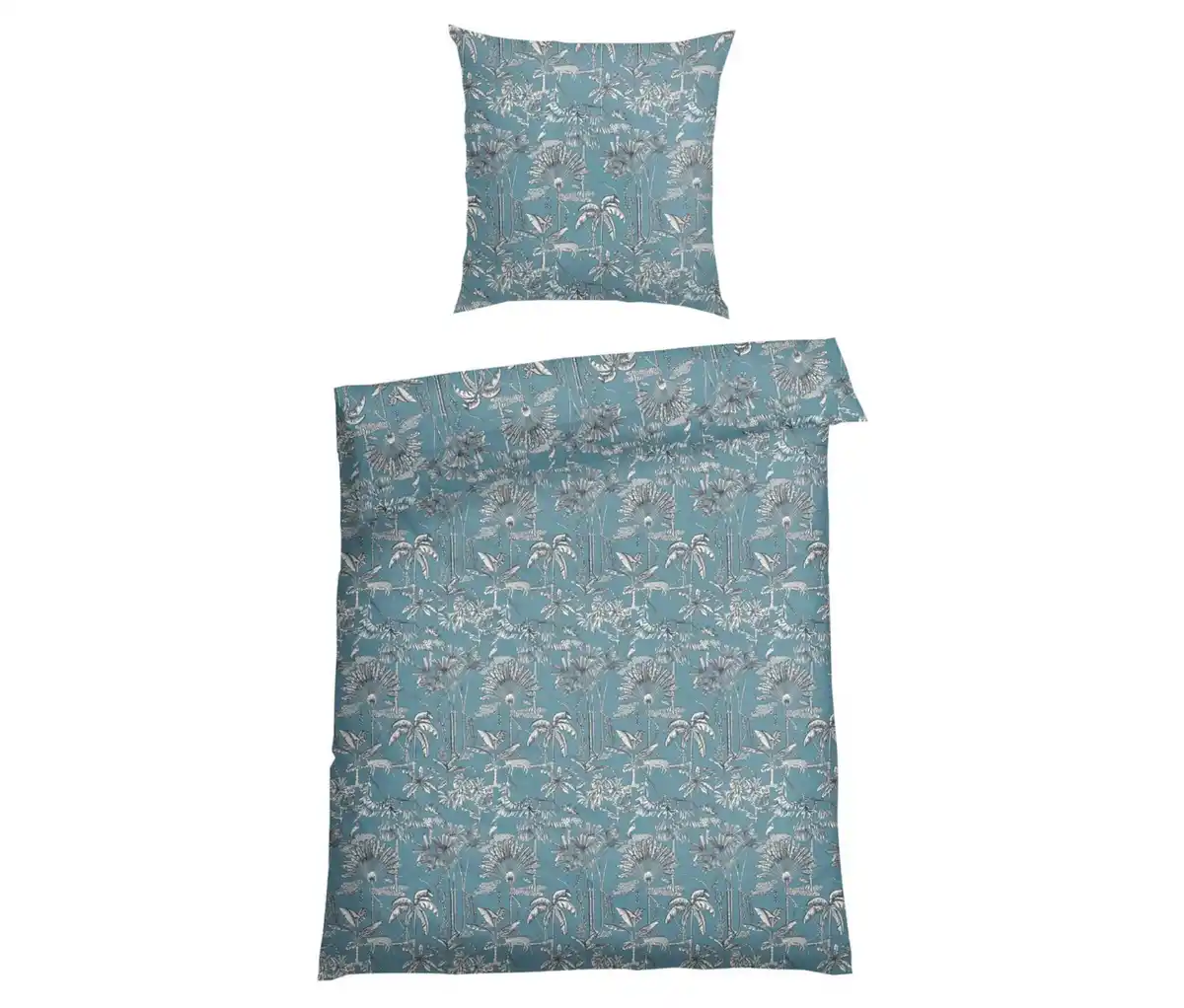 Bild 1 von SCHIESSER Renforcé-Bettwäsche »Jungle Chill«, Normalgröße