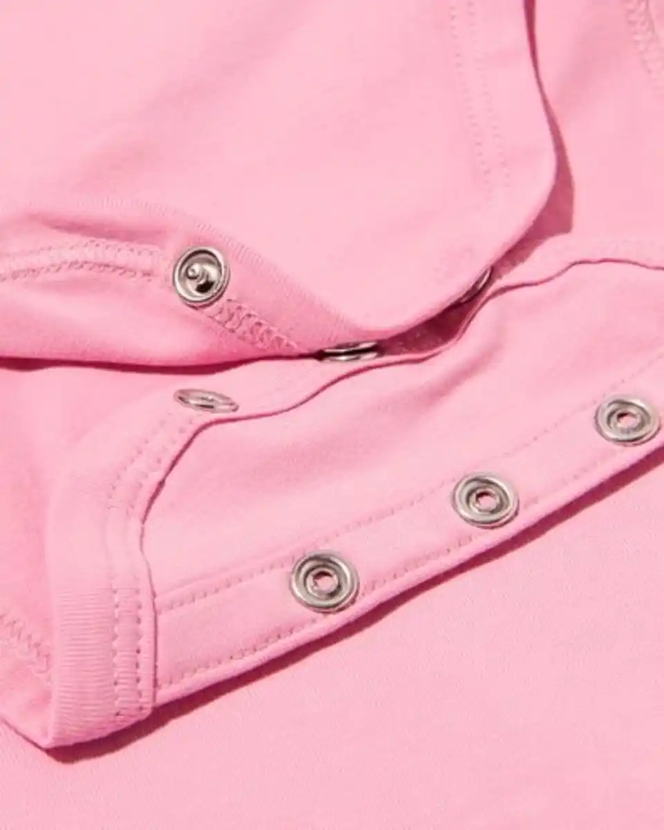 Bild 3 von Mitwachsender Baby-Strampler rosa