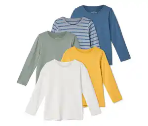 5 Kinder-Langarmshirts