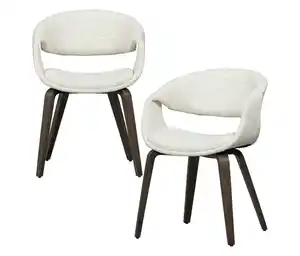 WOOOD Esszimmerstuhl mit Holzfuß »Yossi«, 2er-Set, naturfarben