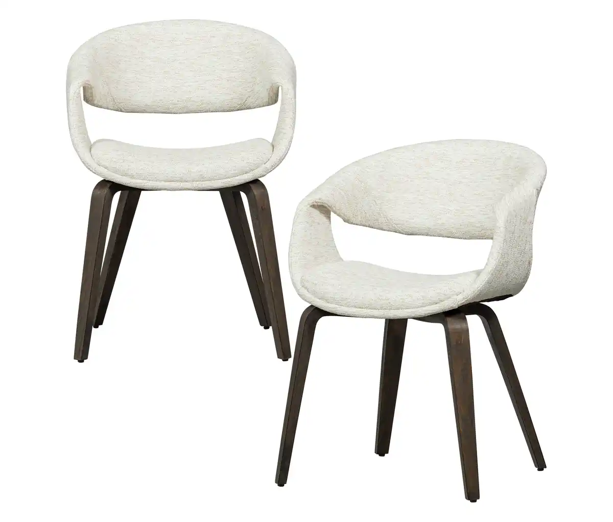 Bild 1 von WOOOD Esszimmerstuhl mit Holzfuß »Yossi«, 2er-Set, naturfarben