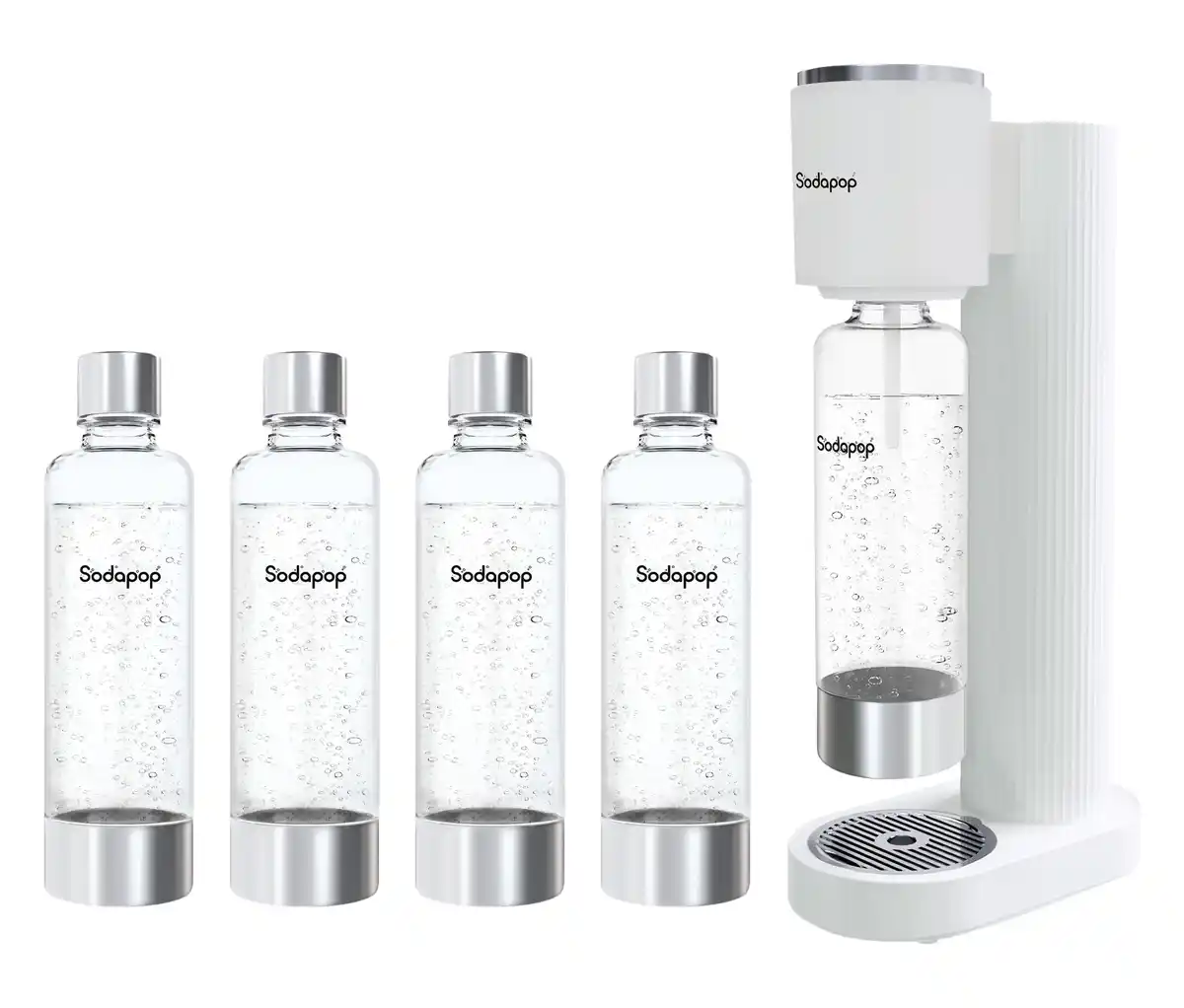 Bild 1 von Sodapop Wassersprudler Cooper Pro, inkl. 5 Flaschen, weiß