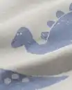 Bild 2 von Mitwachsender Baby-Strampler mit Dinos blau