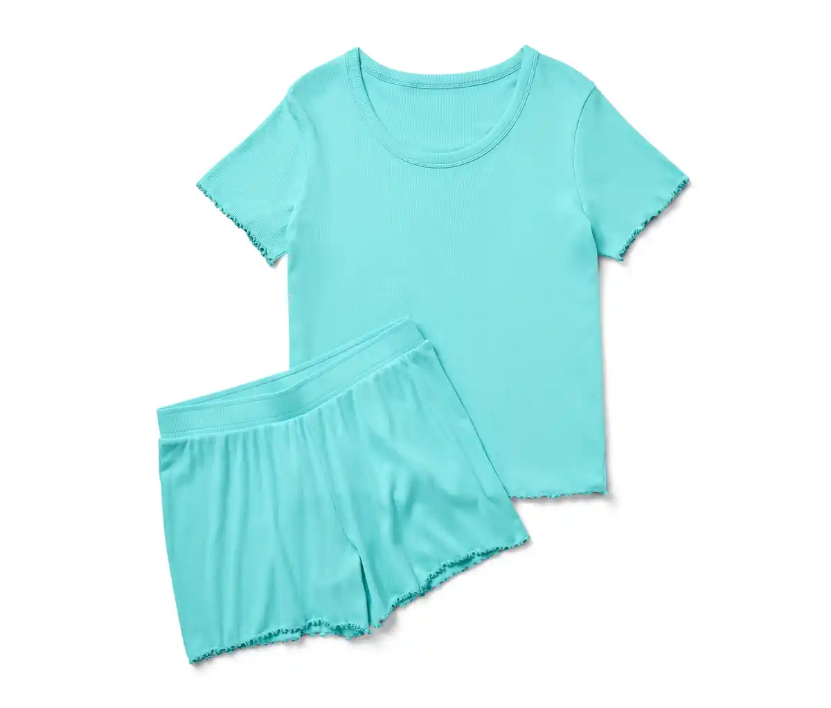 Bild 1 von Shorty-Pyjama-Set aus Rippe