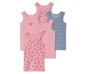 5 Kinder-Unterhemden, Herzen