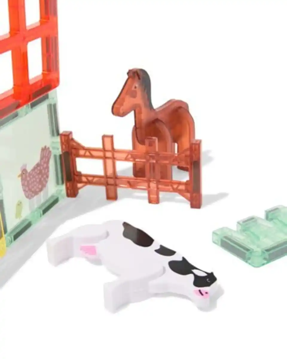 Bild 3 von Magnetische Baufliesen Bauernhof, 20-teilig