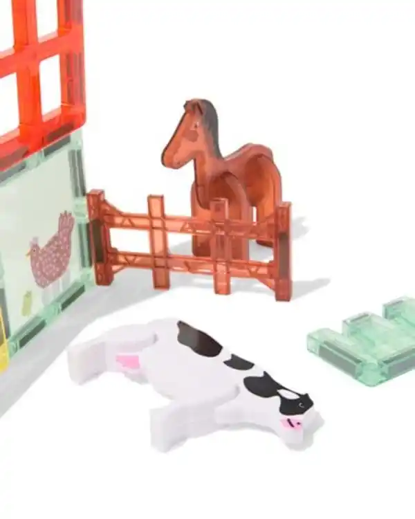 Bild 3 von Magnetische Baufliesen Bauernhof, 20-teilig