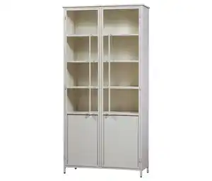 WOOOD XL-Metall-Vitrine »Exhibit«, 2-türig, sand