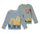 Bild 1 von 2 Kinder-Langarmshirts mit Applikation, blau und mint