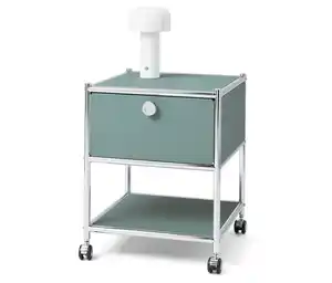 Beistelltisch Metall »CN3« mit 1 Schublade, salbei