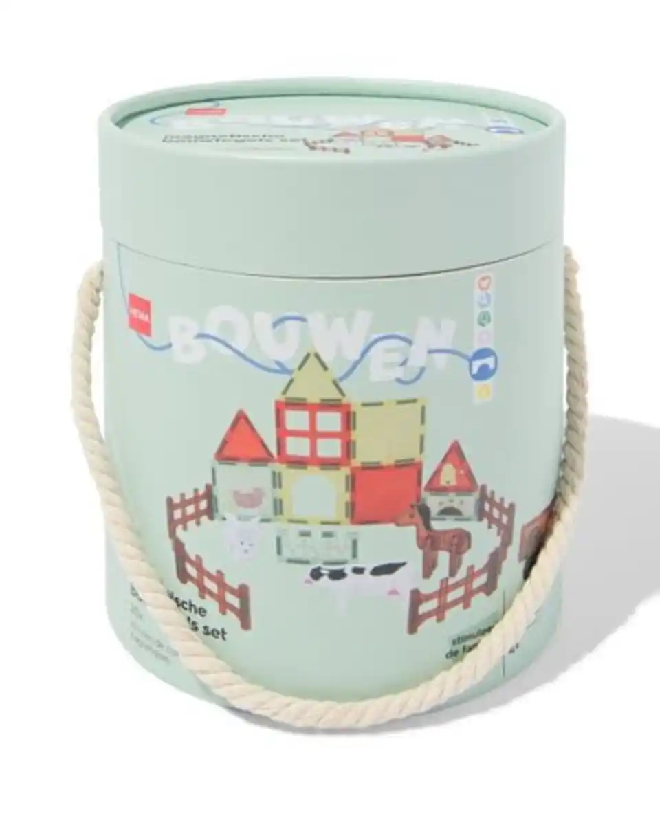 Bild 1 von Magnetische Baufliesen Bauernhof, 20-teilig