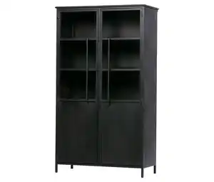 WOOOD Metall-Vitrine »Exhibit«, schwarz