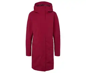 3-in-1-Outdoormantel, dunkelrot