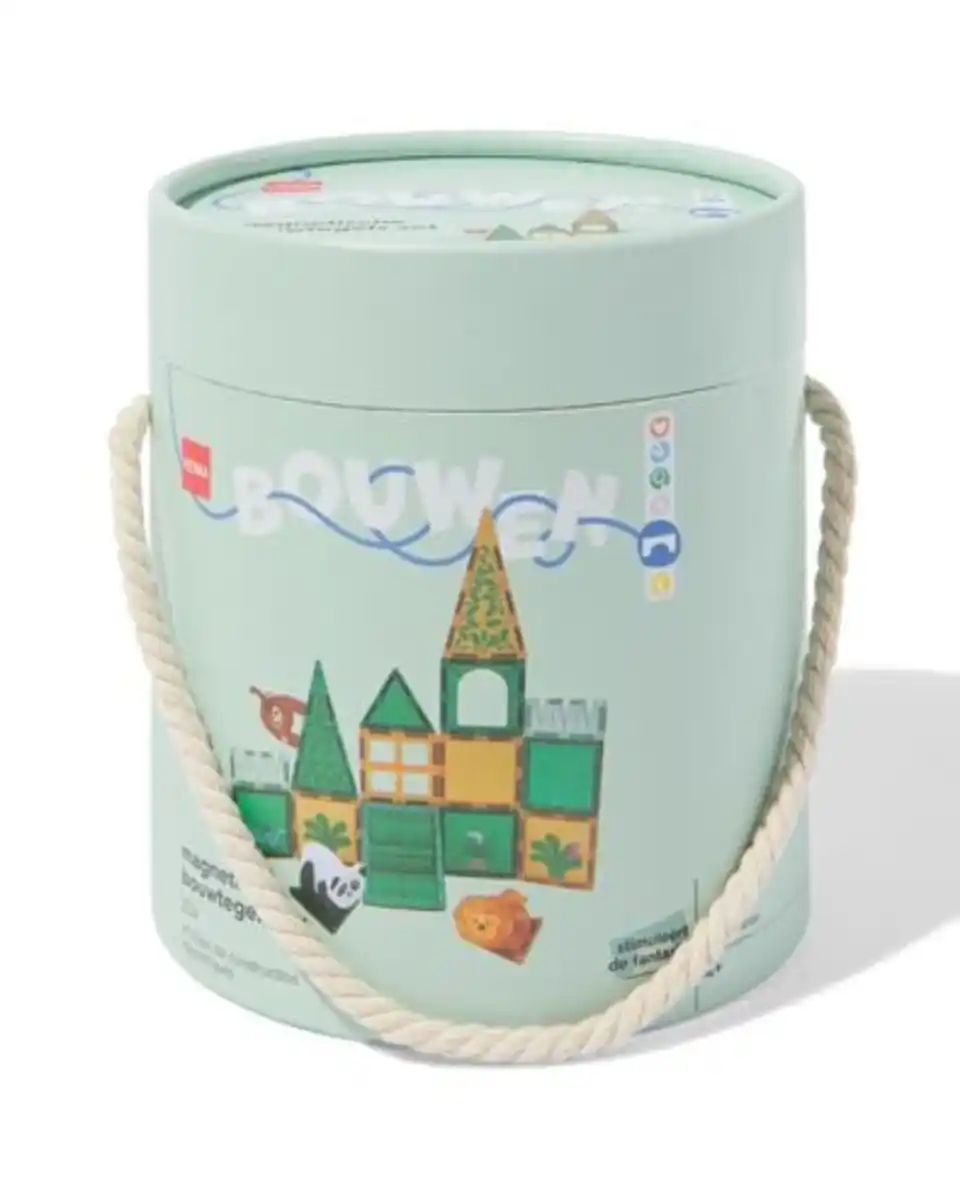 Bild 1 von Magnetische Baufliesen, Dschungel, 20-teilig