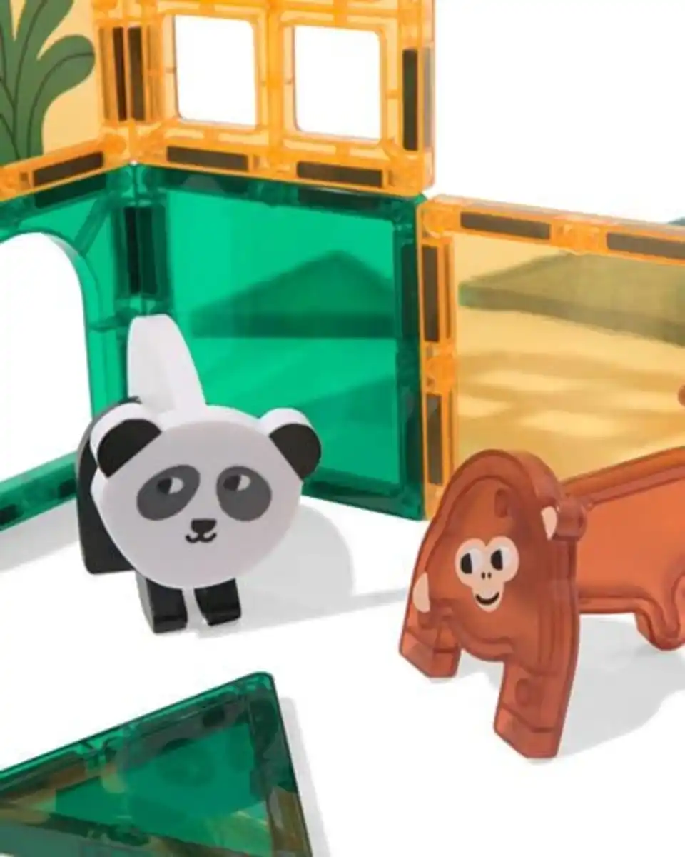 Bild 3 von Magnetische Baufliesen, Dschungel, 20-teilig