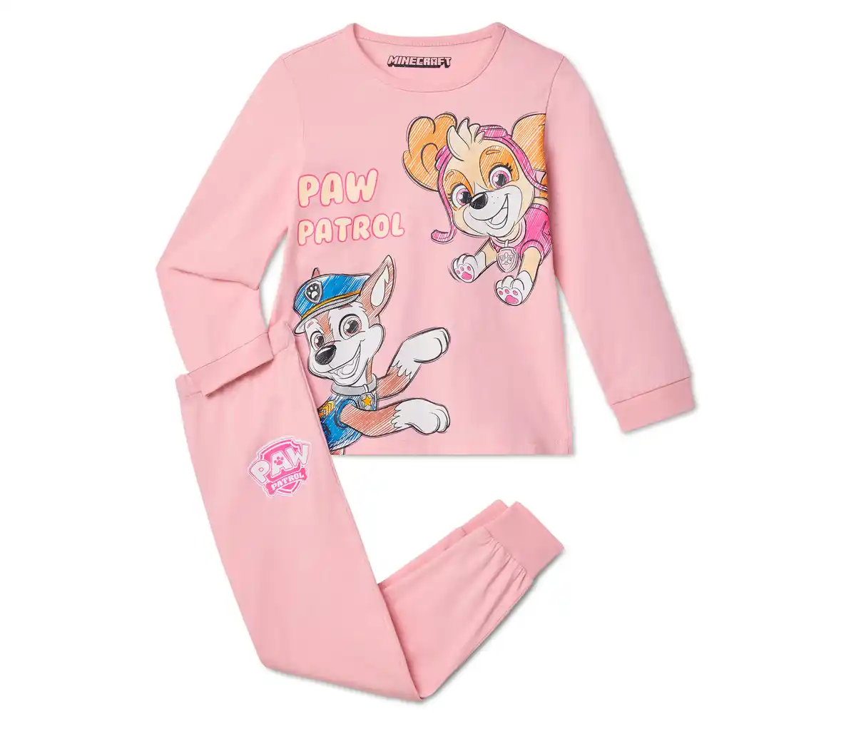 Bild 1 von Kinder-Pyjama »Paw Patrol«, rosa