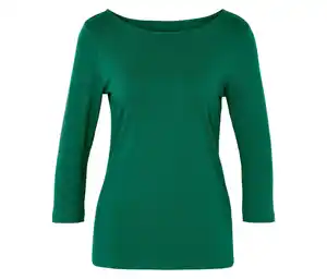 Shirt mit 3/4-Arm, grün