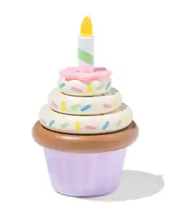 Cupcake 8 × 13 × 8 cm aus Holz