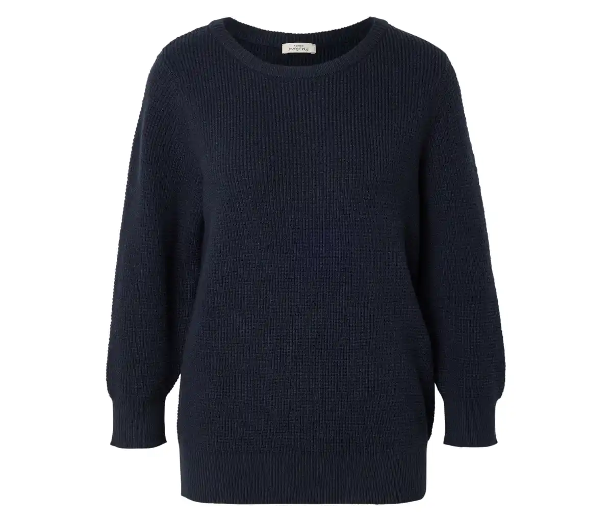 Bild 1 von Pullover aus Strukturstrick, dunkelblau