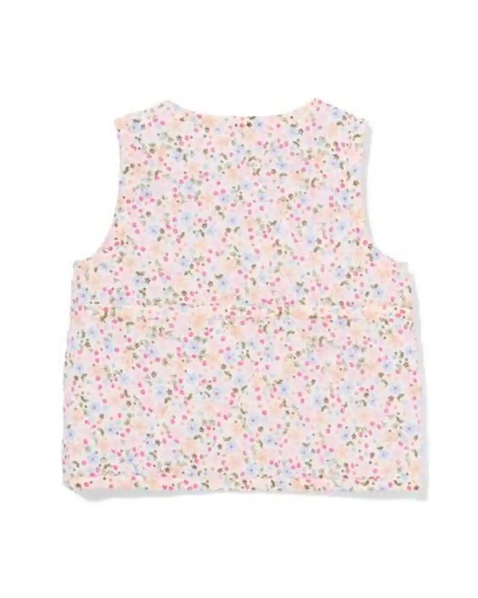 Bild 3 von Baby-Wendeweste mit Blumen blau