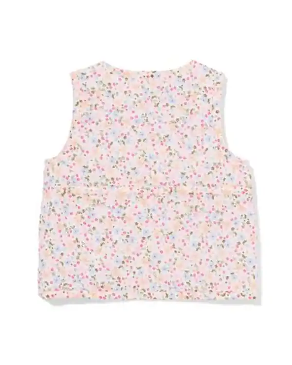 Bild 3 von Baby-Wendeweste mit Blumen blau