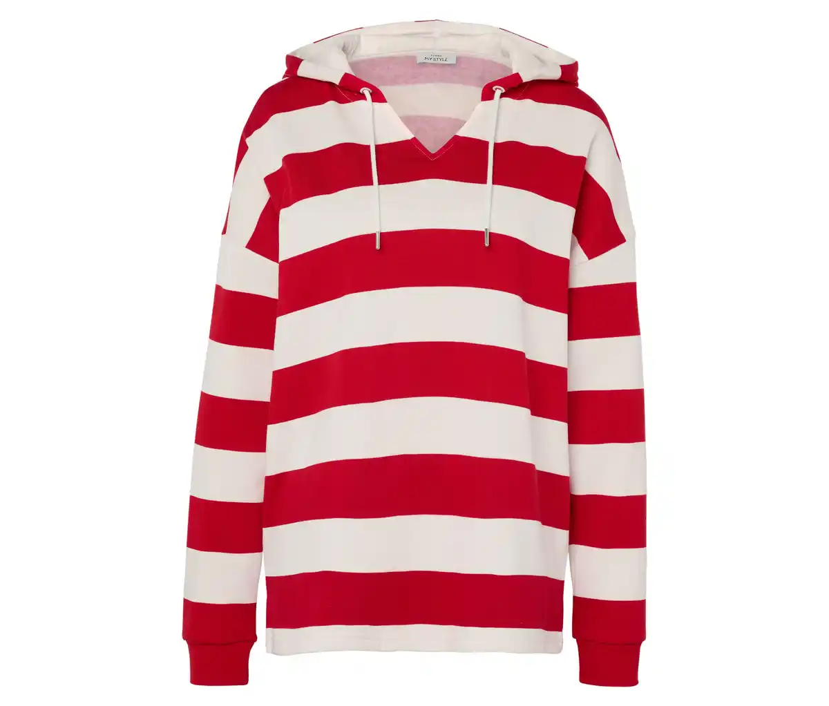 Bild 1 von Hoodie, rot gestreift