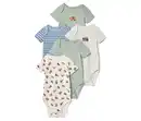 Bild 1 von 5 Baby-Bodys mit Mitwachsfunktion, Bagger