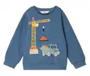 Bild 1 von Kinder-Sweatshirt mit angerauter Innenseite, Kran