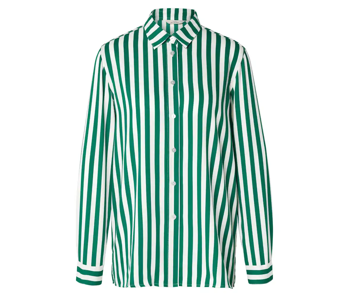 Bild 1 von Gestreifte Bluse, grün