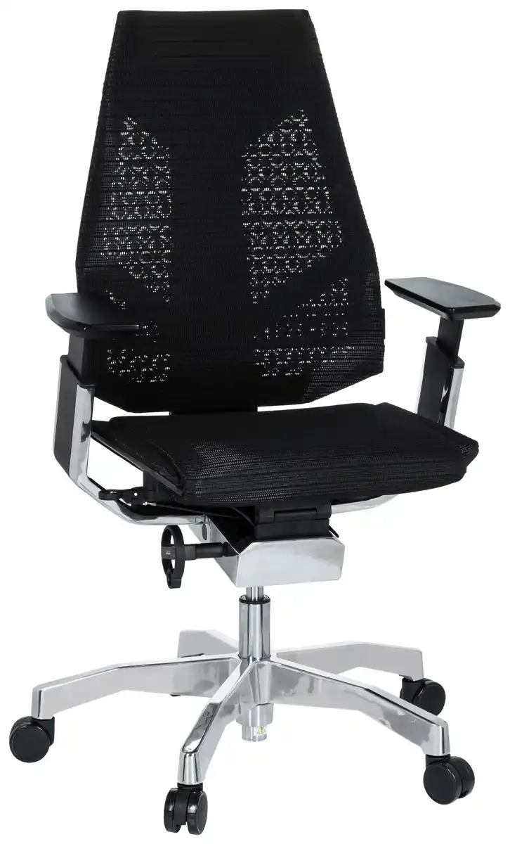 Bild 1 von Drehstuhl Genidia Alufarben/Schwarz, Schwarz, Alufarben