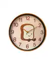 Bild 1 von Wanduhr mit Frühstücksmotiv, braun