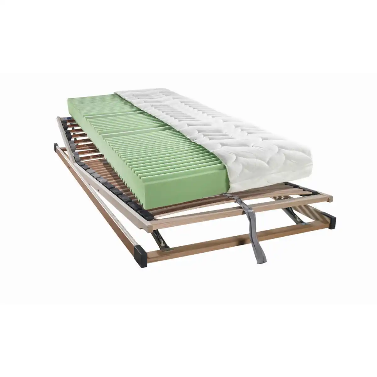 Bild 1 von FAN Matratzenset, 2-teilig, H2, 5-Zonen, Höhe ca. 19 cm, 90x200 cm, Textiles Vertrauen - Oeko-Tex®, Härtegradauswahl, Über- und Sondergrößen erhältlich, Bezug abnehmbar/waschbar, Ober- Unterse