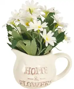 Kunstblume Gänseblümchen, weiß