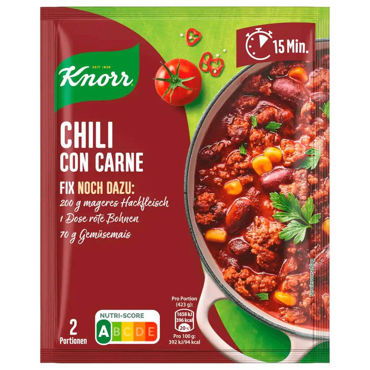 Bild 1 von Knorr Fix Chili Con Carne 33g